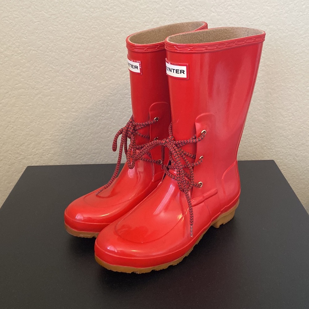 Hunter Short Boot lace up - Picture 1 of 8